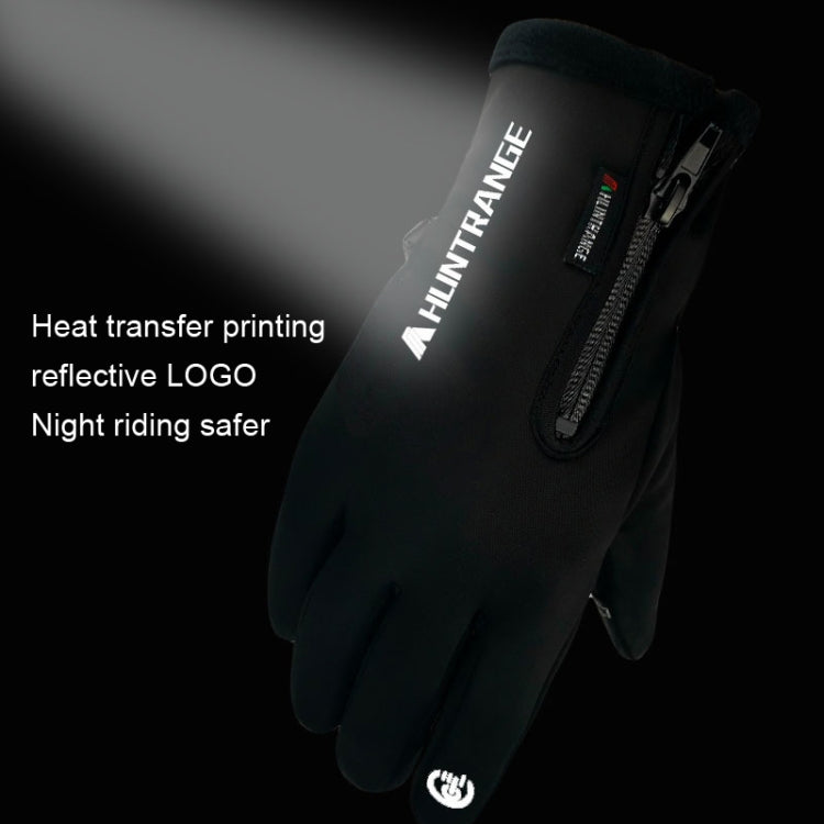 HUNTRANGE A022 Outdoor Waterproof Touch Screen Riding Keep Warm Gloves, Size: L(Black) - Cycling Gloves by HUNTRANGE | Online Shopping South Africa | PMC TechLife | Buy Now Pay Later Mobicred