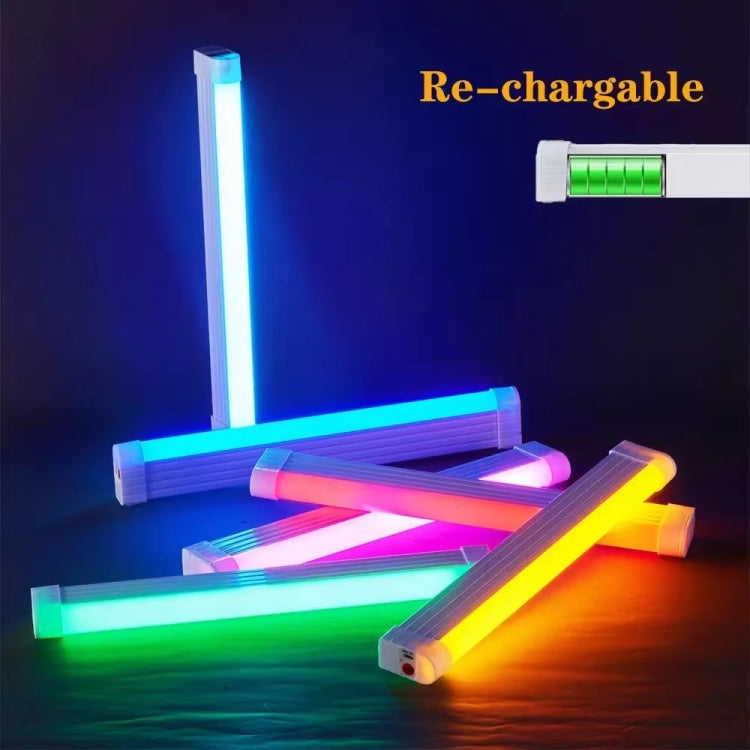 32cm Handheld Light Stick Ambient Light Rechargeable Emergency Light Tube Live Fill Light(Red Light) -  by PMC TechLife | Online Shopping South Africa | PMC TechLife