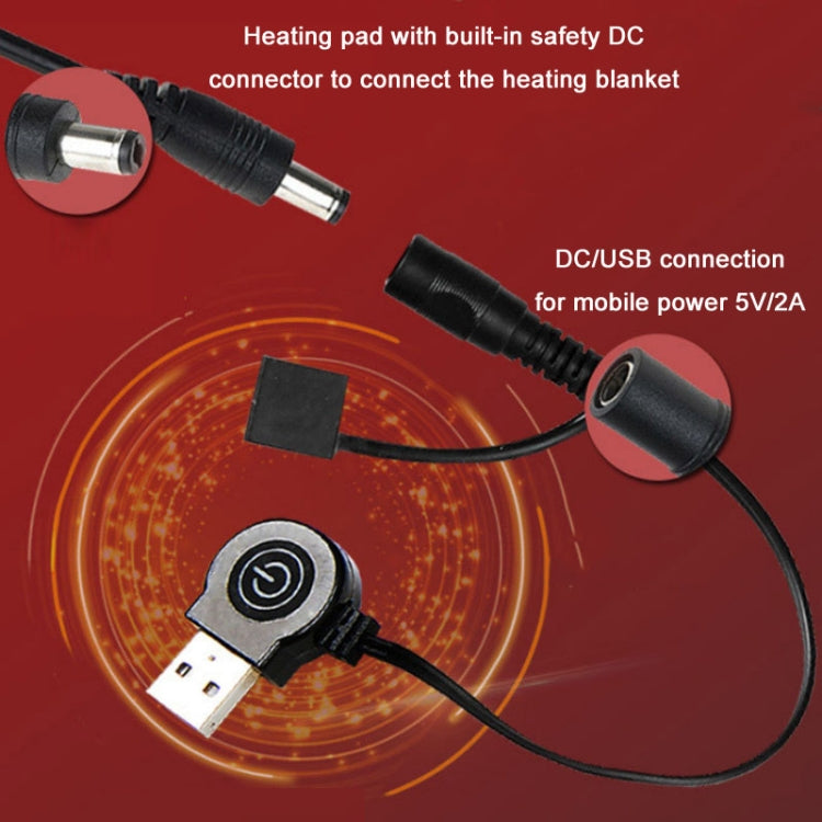 USB Charging Intelligent Thermostatic Heating Cushion(Black) - free shipping - PMC TechLife - Order now!