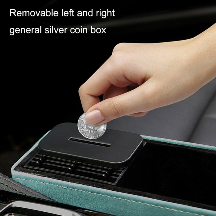 DE RAN FU Car Seat Storage Box Cup Holder Fur Citrine Phone Sundry Storage Box(Blue) - free shipping - PMC TechLife - Order now!