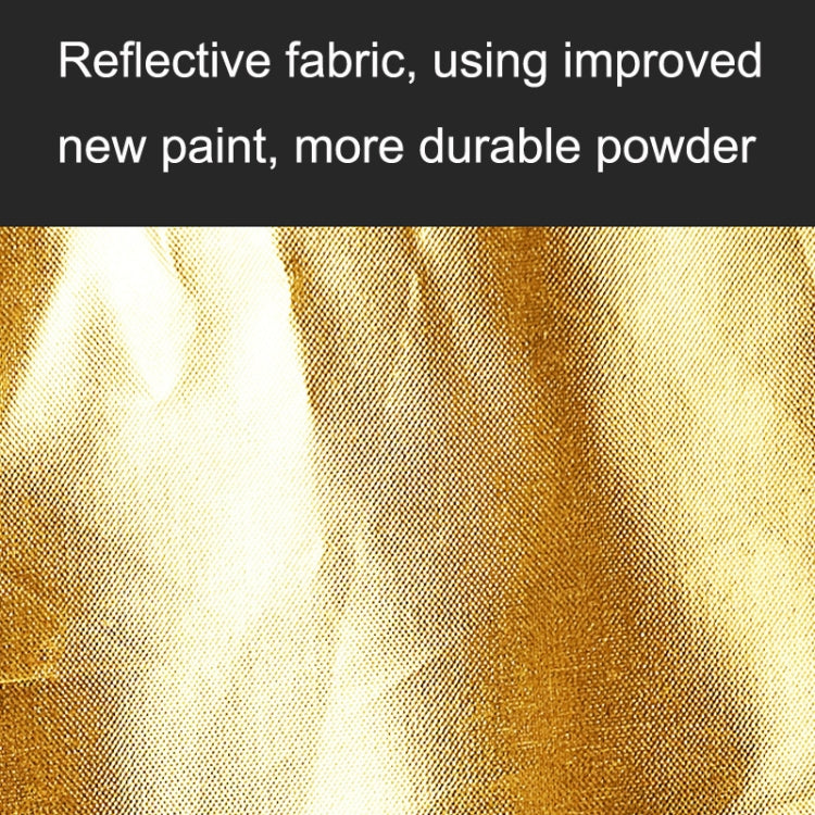 Selens  5 In 1 (Gold / Silver  / White / Black / Soft Light) Folding Reflector Board, Size: 120x180cm - free shipping - PMC TechLife - Order now!