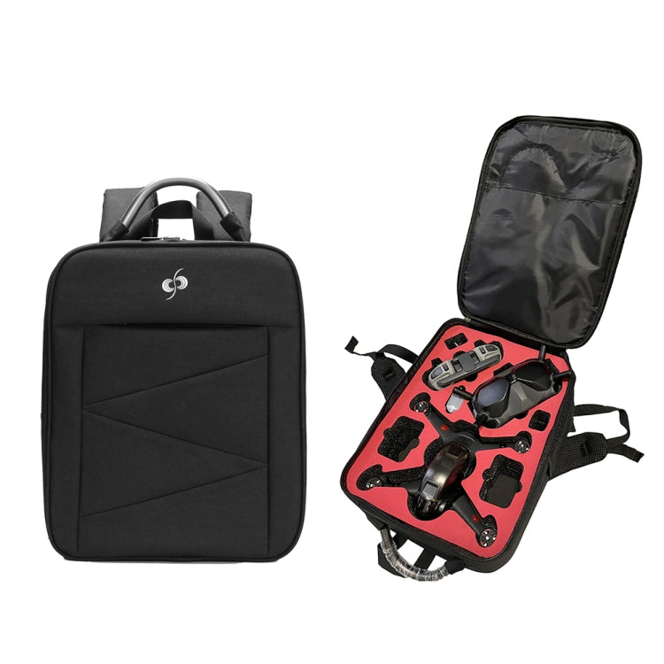 For DJI FPV Drone Shoulder Bag Waterproof Wear-resistant Oxford Fabric Storage Bag(Black) - Case & Bags by PMC TechLife | Online Shopping South Africa | PMC TechLife