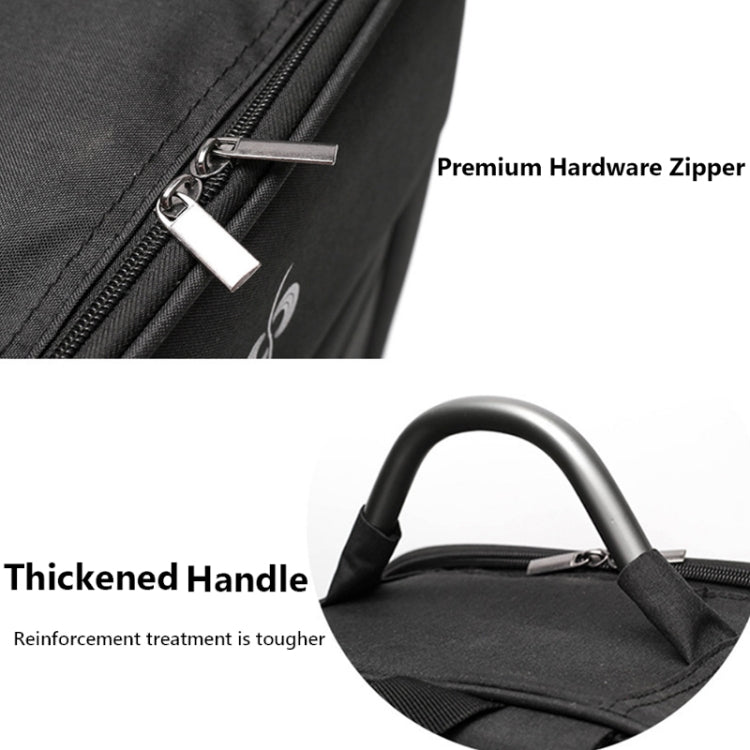 For DJI FPV Drone Shoulder Bag Waterproof Wear-resistant Oxford Fabric Storage Bag(Black) - Case & Bags by PMC TechLife | Online Shopping South Africa | PMC TechLife