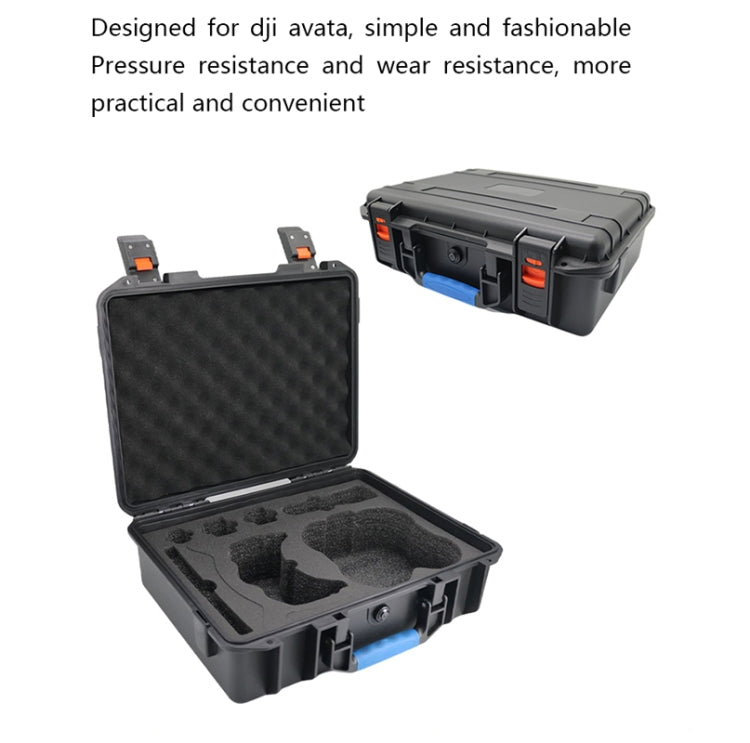 For DJI Avata Drone Explosion-proof Box Shockproof And Waterproof Bag(Black) -  by PMC TechLife | Online Shopping South Africa | PMC TechLife