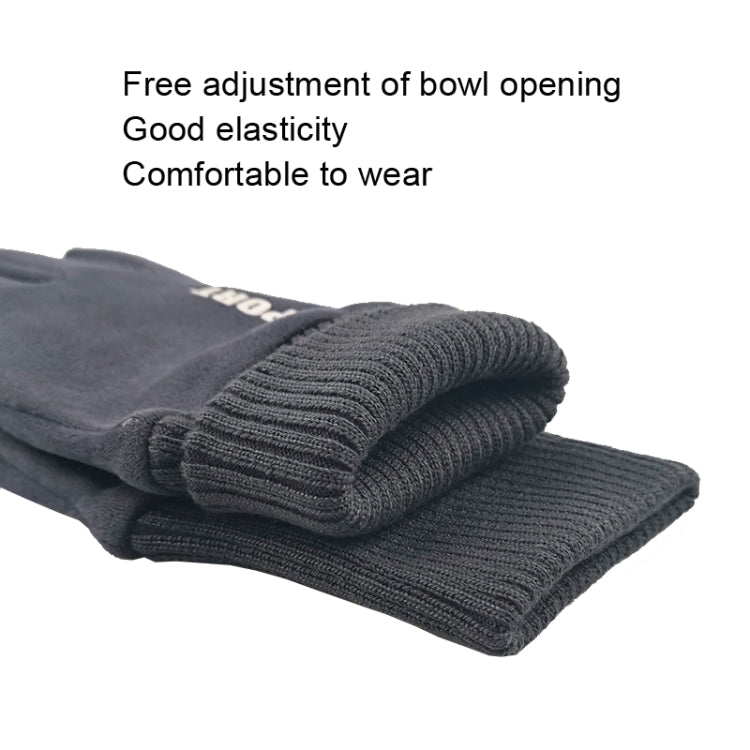 Q35 Suede Men Warm Gloves Touch Screen Sports Cycling Gloves, Size: One Size(Khaki) - Cycling Gloves by PMC TechLife | Online Shopping South Africa | PMC TechLife | Buy Now Pay Later Mobicred