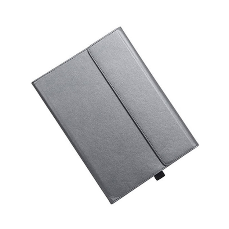 For Microsoft Surface Pro 8 Tablet Protective Case Holder(Microfiber Lambskin Texture Gray Case) - Others by PMC Jewellery | Online Shopping South Africa | PMC Jewellery | Buy Now Pay Later Mobicred