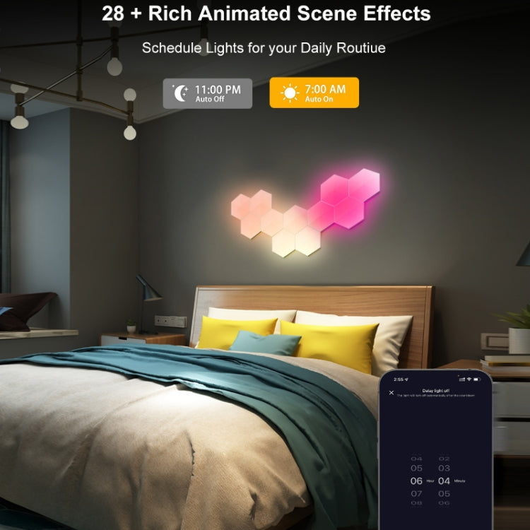 Gaming Ambient Light Smart Chiclet Backdrop Quantum Wall Light, Versions: Bluetooth(3 PCS/Set) - free shipping - PMC TechLife - Order now!