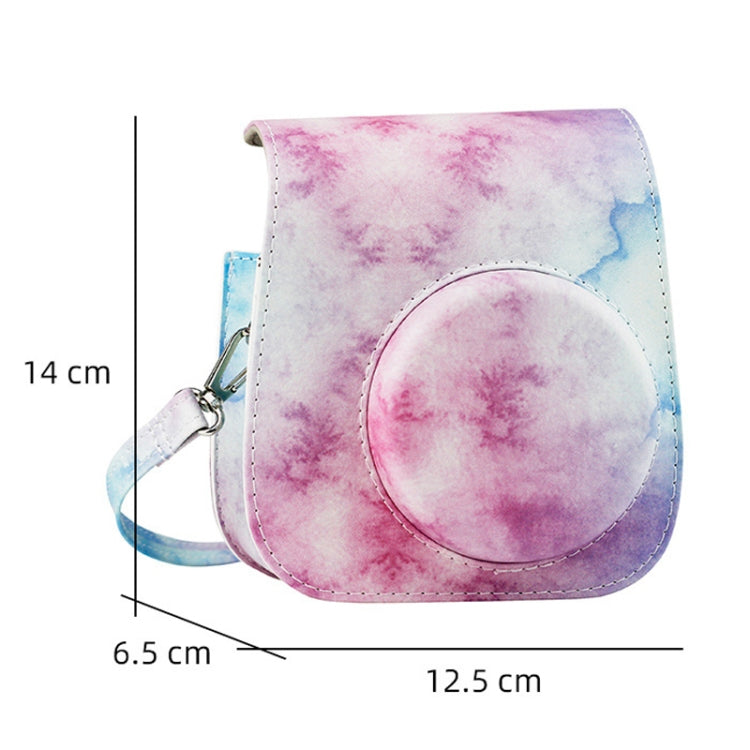 For Instax Mini11 / 9 / 8 PU Cortex Retro Camera Bag Protective Cover(Fantastic Cloud) - Leather Bag by CAIUL | Online Shopping South Africa | PMC TechLife