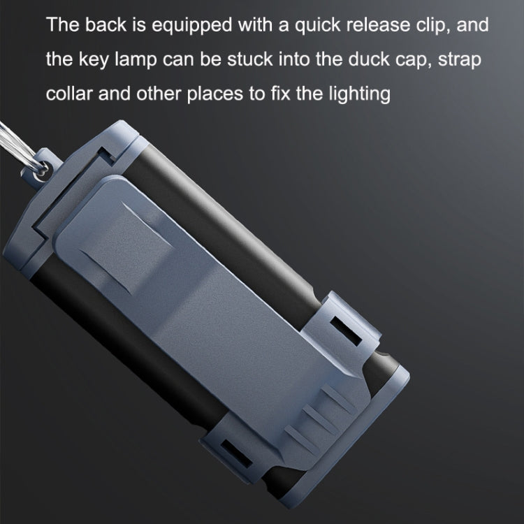 WUBEN G2 Strong Light LED Flashlight USB Outdoor Campers And Household Super Bright Key Chain Light(Black) - free shipping - PMC Jewellery - Order now!