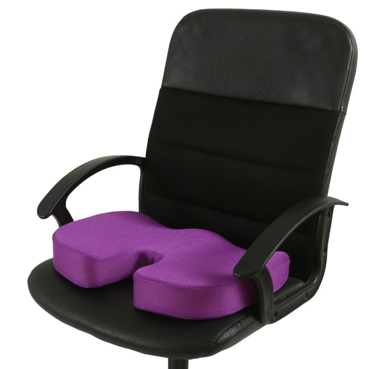 Office Gel Cushion Beauty Buttocks Anti-hemorrhoid Cushion(Mesh Fabric Purple) - Cushions & Pillows by PMC TechLife | Online Shopping South Africa | PMC TechLife | Buy Now Pay Later Mobicred
