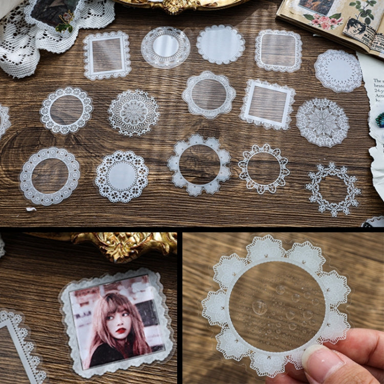 1 Sets Sun Moon Stars Vintage Lace Children Handbook Material(The Fire Of The Stars) - Handbook Decorative Stickers by PMC TechLife | Online Shopping South Africa | PMC TechLife