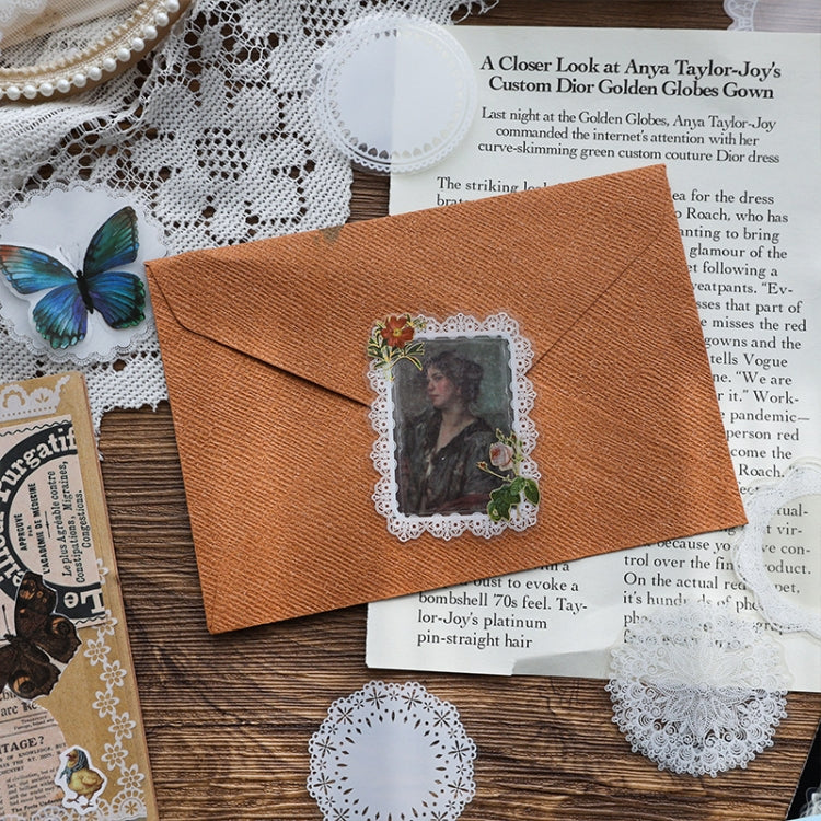 1 Sets Sun Moon Stars Vintage Lace Children Handbook Material(The Fire Of The Stars) - Handbook Decorative Stickers by PMC TechLife | Online Shopping South Africa | PMC TechLife