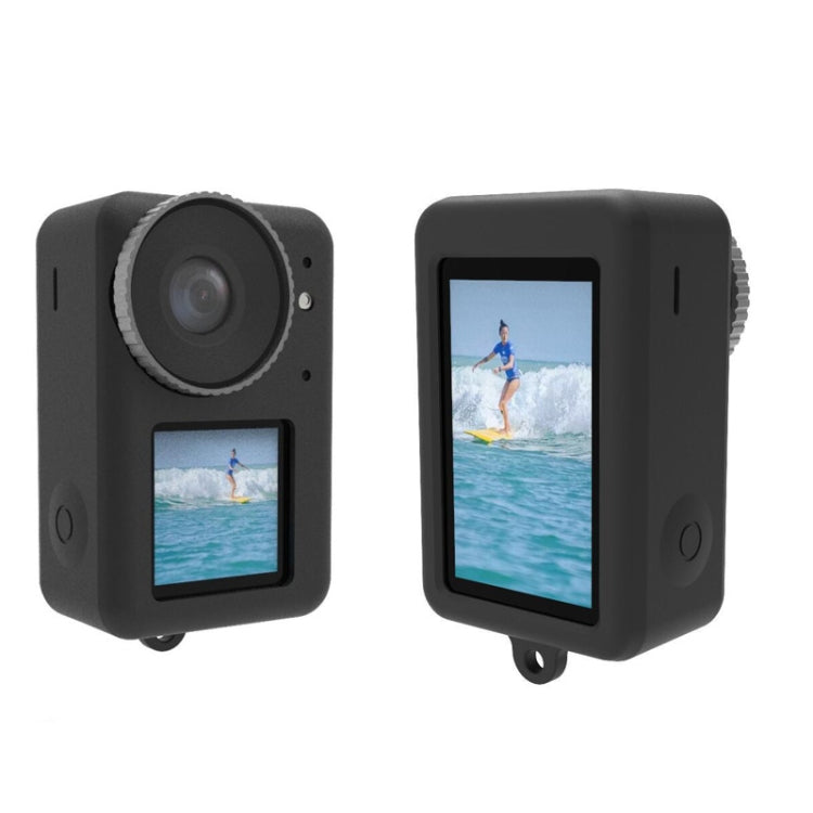 For DJI Osmo Action 3 Silicone Protective Case Lens Cap(Blue) - Case & Bags by PMC TechLife | Online Shopping South Africa | PMC TechLife | Buy Now Pay Later Mobicred