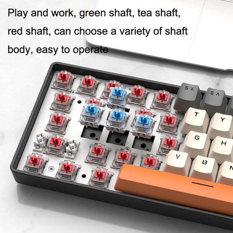 ZIYOU LANG T8 68 Keys RGB Gaming Mechanical Keyboard, Cable Length: 1.5m, Style: Micro Light Version Green Shaft - free shipping - PMC Jewellery - Order now!