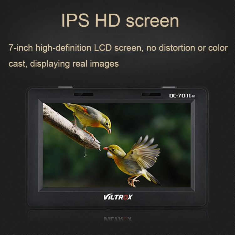 VILTROX DC-70II 7 Inch 4K HD Camera Director Monitor Film Camera Video Monitor - free shipping - PMC TechLife - Order now!