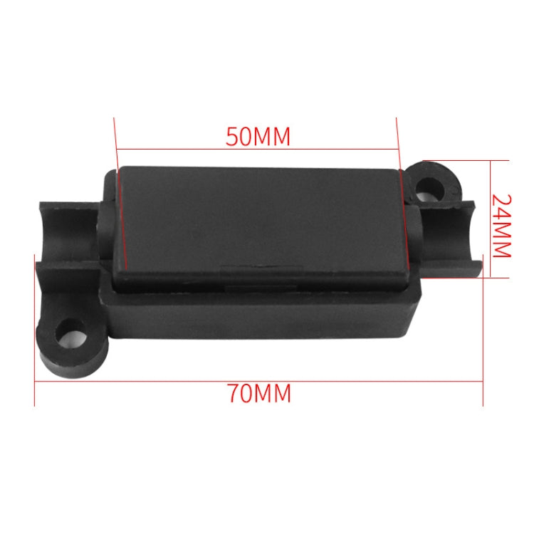 10pcs 100A Small Fork Bolt Fuse Block Car Air Conditioning All The Way Fuse Box Fuse Holder(Black) - free shipping - PMC TechLife - Order now!
