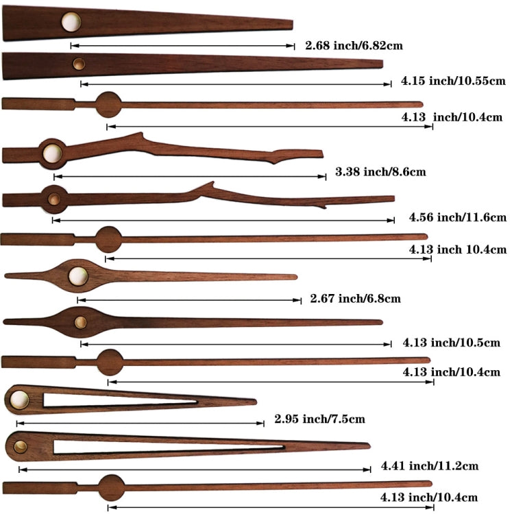 Quartz Clock Dial Repair Kit DIY Wall Clock Parts,Spec: Movement+S03 Wooden Needle - DIY Clocks by PMC TechLife | Online Shopping South Africa | PMC TechLife | Buy Now Pay Later Mobicred