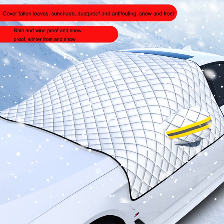 SUITU R-3945 Car Winter Front Glass Snow Shield Defrost Sunshade Thickened Car Clothing, Style: 12 Magnets Three Layers Thickened - Window Foils & Solar Protection by SUITU | Online Shopping South Africa | PMC TechLife | Buy Now Pay Later Mobicred