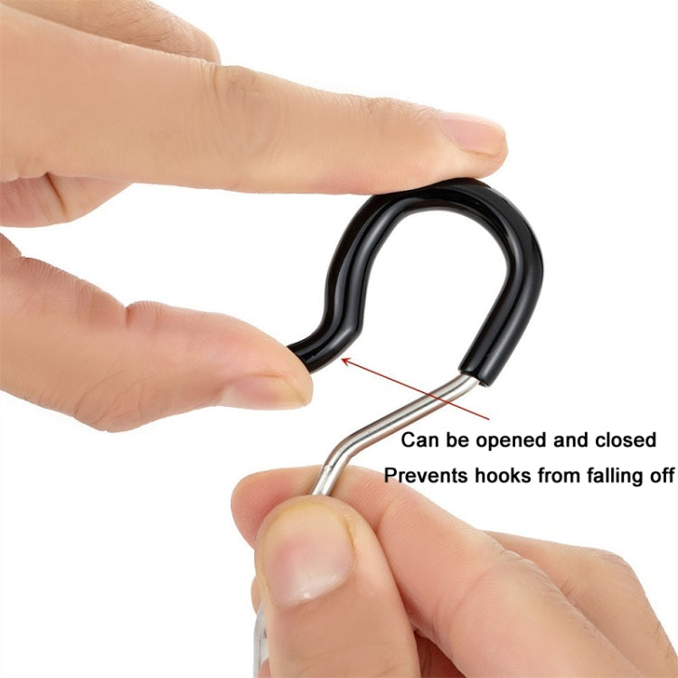 Multifunctional Car Seat Hooks With Diamond Inlay(Shiny Black) - Auto Fastener & Clips by PMC TechLife | Online Shopping South Africa | PMC TechLife | Buy Now Pay Later Mobicred
