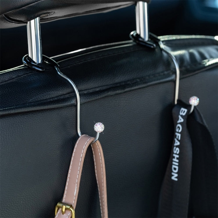 Multifunctional Car Seat Hooks With Diamond Inlay(Red) - Auto Fastener & Clips by PMC TechLife | Online Shopping South Africa | PMC TechLife | Buy Now Pay Later Mobicred