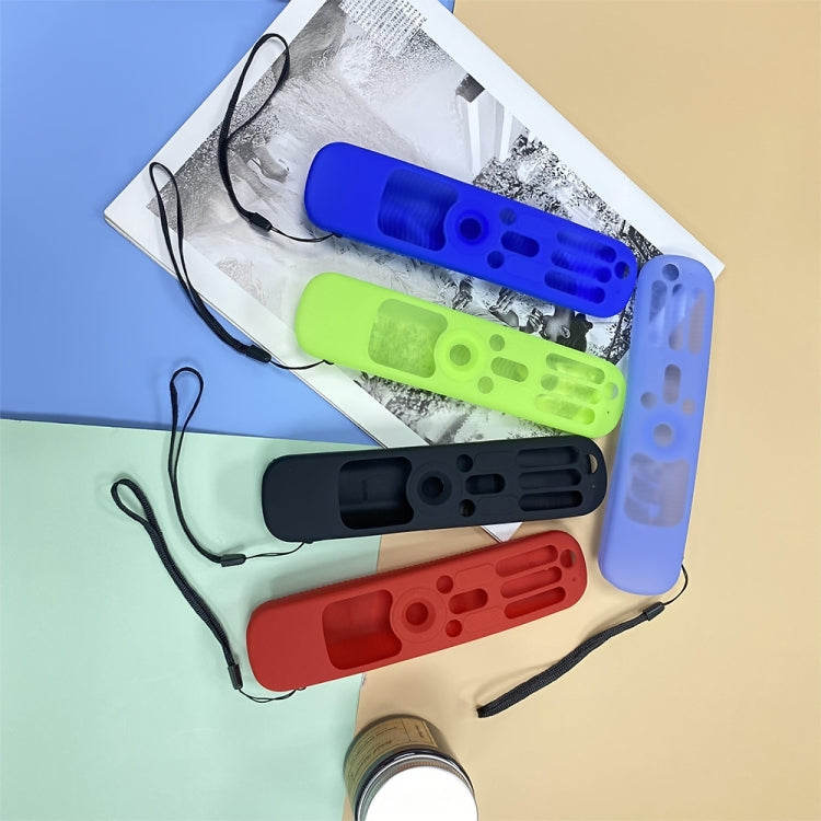 For LG An-MR21GC / AN-MR21N / AN-MR21GA TV Remote Control Silicone Protective Case(Luminous Blue) - Remote Control Covers by PMC TechLife | Online Shopping South Africa | PMC TechLife