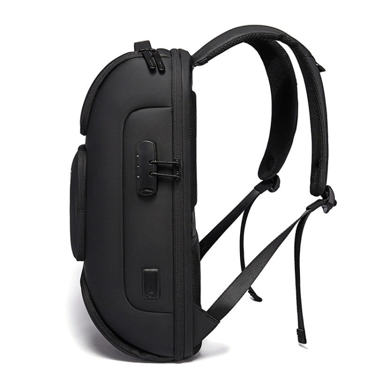 BANGE  BG-7216plus Antitheft Waterproof Travel Men Backpack 15.6 Inch Laptop Bag(Grey) - free shipping - PMC Jewellery - Order now!