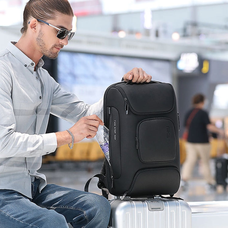BANGE  BG-7216plus Antitheft Waterproof Travel Men Backpack 15.6 Inch Laptop Bag(Grey) - free shipping - PMC Jewellery - Order now!