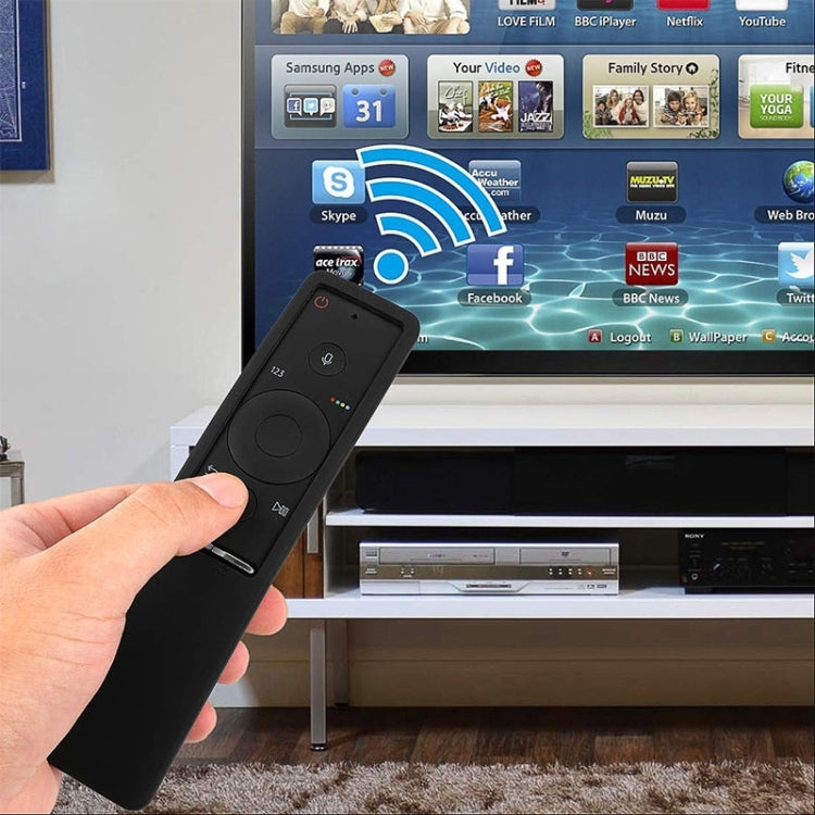 For Samsung BN59 Series Smart TV Remote Control Non-Slip Silicone Protective Case(Black) - Remote Control Covers by PMC TechLife | Online Shopping South Africa | PMC TechLife