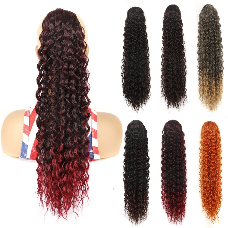 LSDP22 Drawstring Long Curly Wig Ponytail Mesh Curly Ponytail(4) - free shipping - PMC TechLife - Order now!
