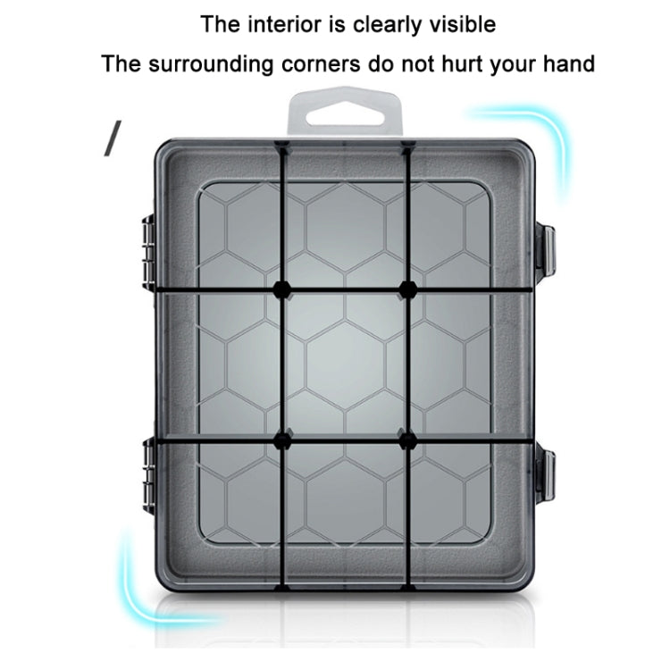 Multi-Compartment Sorted Electronic Parts Organiser, Specifications: 12 Grid - free shipping - PMC TechLife - Order now!