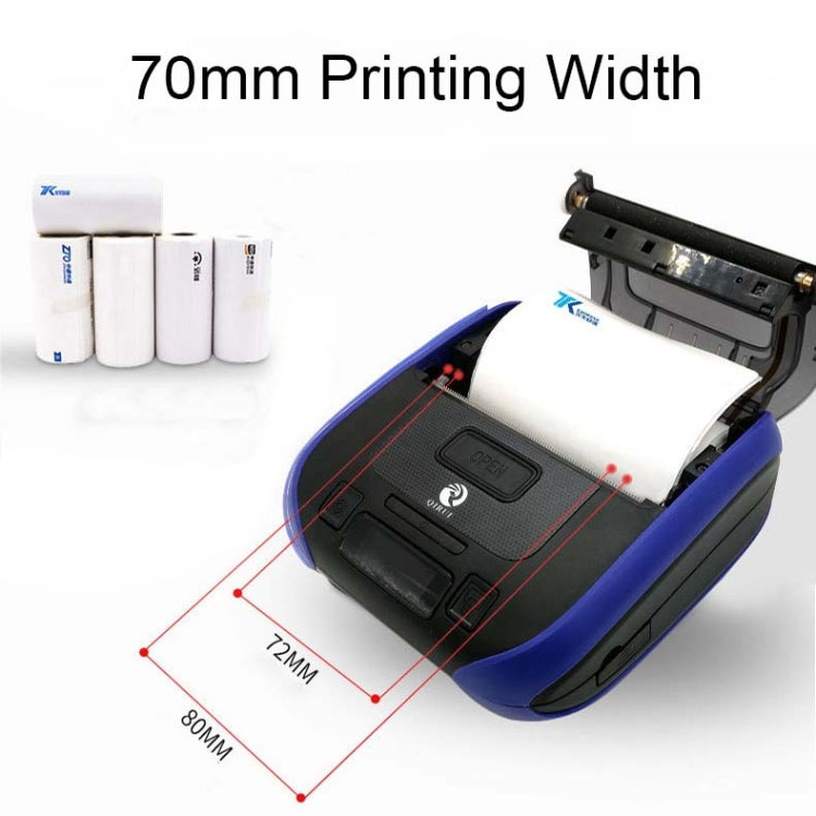 QIRUI 72mm Portable Thermal Receipt Express List Bluetooth Handheld Printer, CN Plug(QR-386A) - Printer by PMC TechLife | Online Shopping South Africa | PMC TechLife | Buy Now Pay Later Mobicred