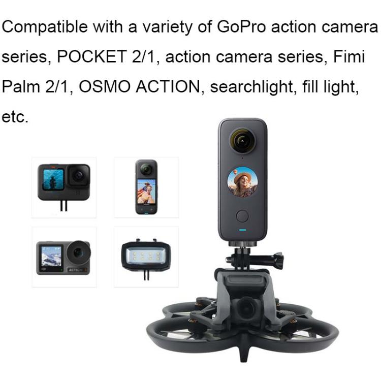 For DJI Avata CQT Upper Expansion Adapter Sports Camera Bracket(913356) - free shipping - PMC TechLife - Order now!