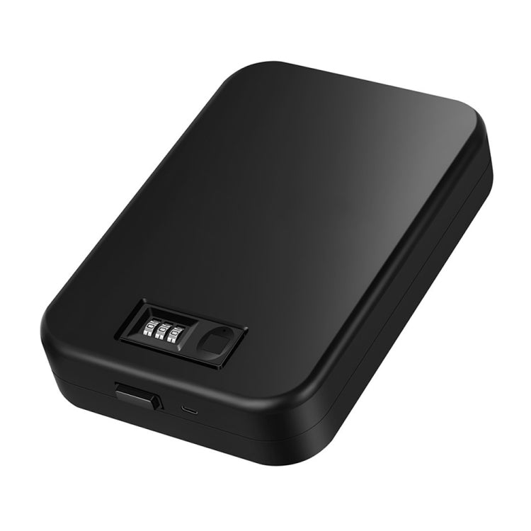 Fingerprint / Password Metal Anti-theft Car Safety Box Valuables Storage Safety Box, Model: OS300FC (Black) - Safety Box by PMC TechLife | Online Shopping South Africa | PMC TechLife
