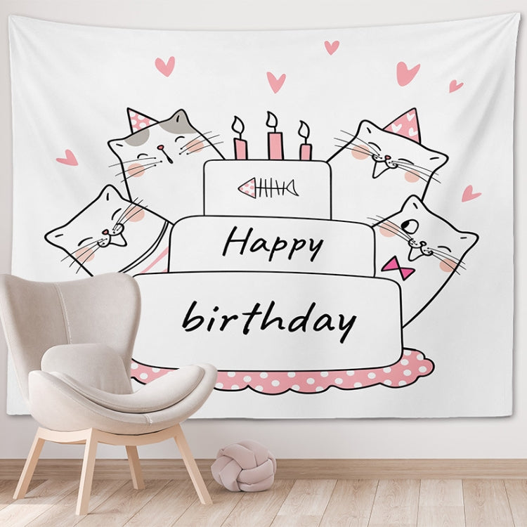 Happy Birthday Photo Backdrop Party Decoration Tapestry, Size: 150x130cm(GT56-2) - Cartoon by PMC TechLife | Online Shopping South Africa | PMC TechLife | Buy Now Pay Later Mobicred