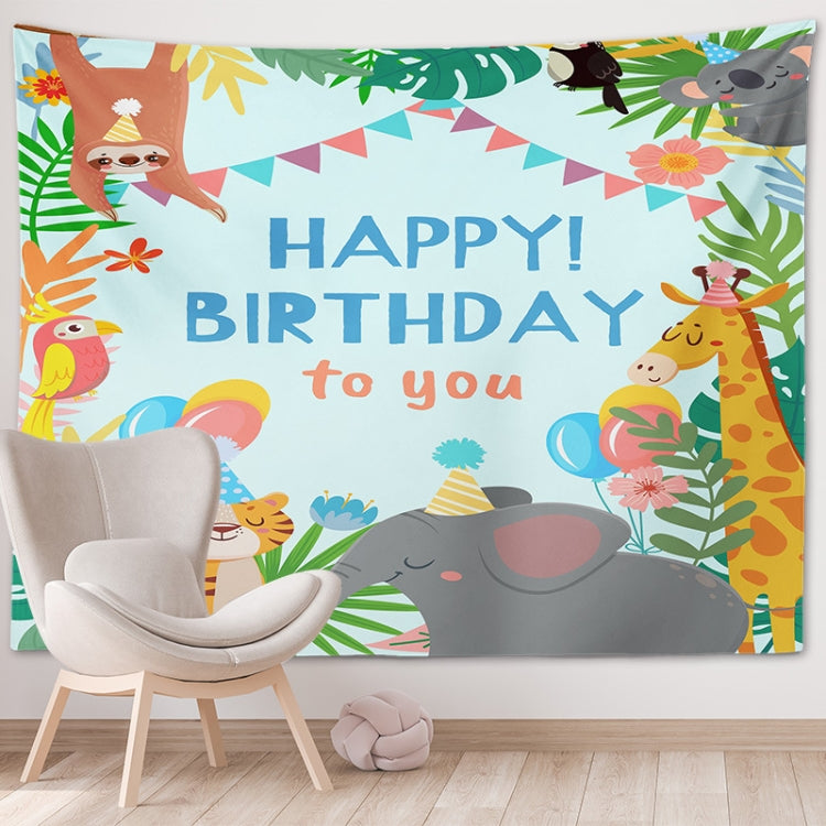 Happy Birthday Photo Backdrop Party Decoration Tapestry, Size: 150x130cm(GT56-3) - Cartoon by PMC TechLife | Online Shopping South Africa | PMC TechLife | Buy Now Pay Later Mobicred