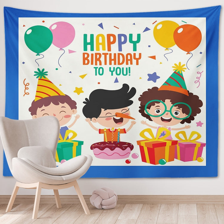 Happy Birthday Photo Backdrop Party Decoration Tapestry, Size: 150x130cm(GT56-4) - Cartoon by PMC TechLife | Online Shopping South Africa | PMC TechLife | Buy Now Pay Later Mobicred