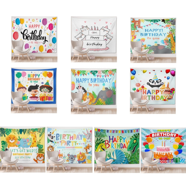Happy Birthday Photo Backdrop Party Decoration Tapestry, Size: 150x130cm(GT56-10) - Cartoon by PMC TechLife | Online Shopping South Africa | PMC TechLife | Buy Now Pay Later Mobicred