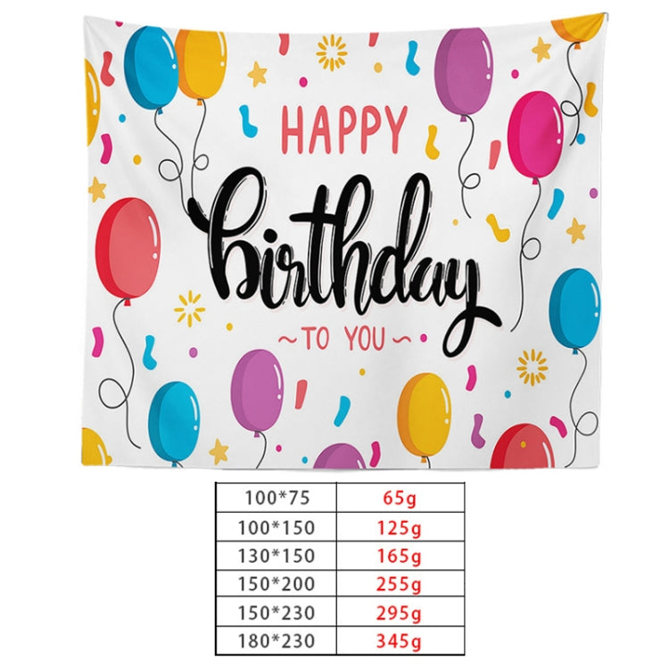 Happy Birthday Photo Backdrop Party Decoration Tapestry, Size: 230x180cm(GT56-8) - Cartoon by PMC TechLife | Online Shopping South Africa | PMC TechLife | Buy Now Pay Later Mobicred