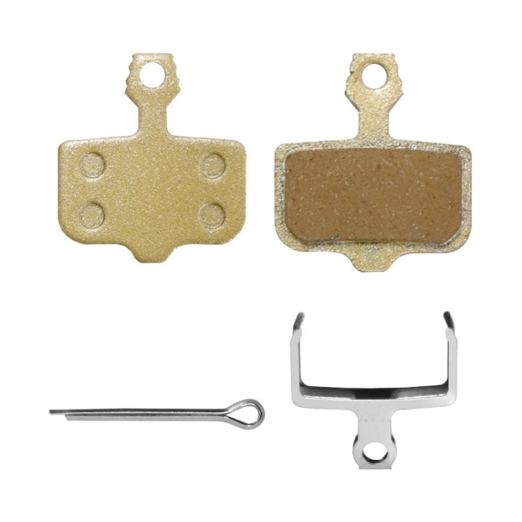 Mountain Bike Resin Semi-Metal Brake Pads(Gold) - Bicycle Brake Parts by PMc TechLife | Online Shopping South Africa | PMc TechLife | Buy Now Pay Later Mobicred