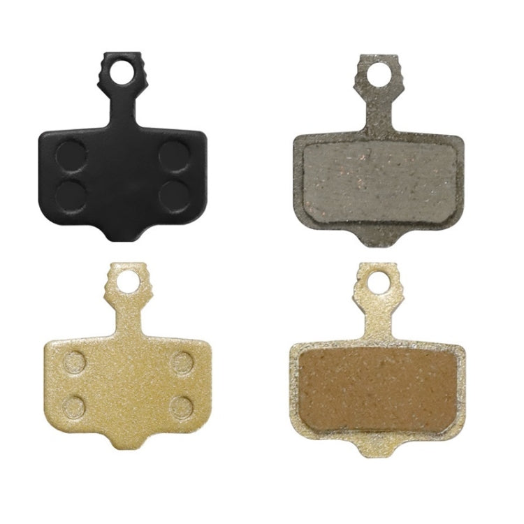 Mountain Bike Resin Semi-Metal Brake Pads(Gold) - Bicycle Brake Parts by PMc TechLife | Online Shopping South Africa | PMc TechLife | Buy Now Pay Later Mobicred
