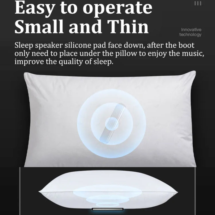 Soundproof Painless Bone Conduction Sleep Speaker Portable White Noise Sleeping Aid(White) - Massage & Relaxation by PMC TechLife | Online Shopping South Africa | PMC TechLife | Buy Now Pay Later Mobicred