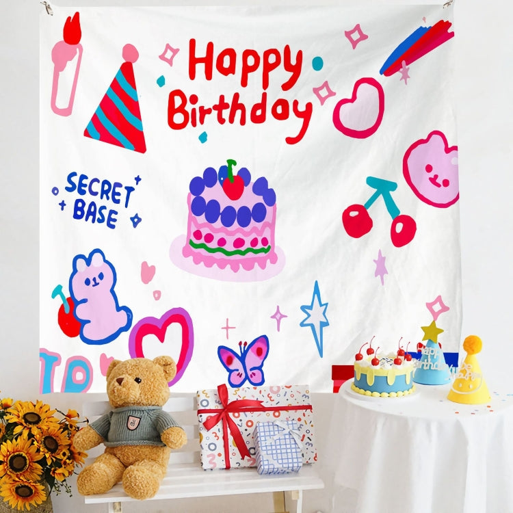 Birthday Layout Hanging Cloth Children Photo Wall Cloth, Size: 150x200cm Velvet(14) - Cartoon by PMC TechLife | Online Shopping South Africa | PMC TechLife | Buy Now Pay Later Mobicred