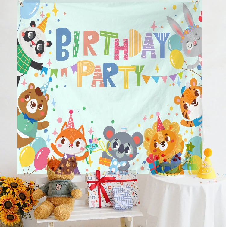 Birthday Layout Hanging Cloth Children Photo Wall Cloth, Size: 180x230cm Velvet(2) - Cartoon by PMC TechLife | Online Shopping South Africa | PMC TechLife | Buy Now Pay Later Mobicred