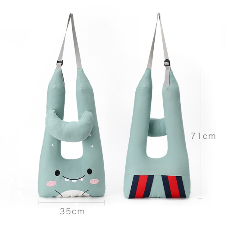 8146 Cartoon Adjustable Car Children Sleep Safety Belt U-shaped Neck Pillow(Coffee Monkey) - Seat Belts & Padding by PMC TechLife | Online Shopping South Africa | PMC TechLife | Buy Now Pay Later Mobicred