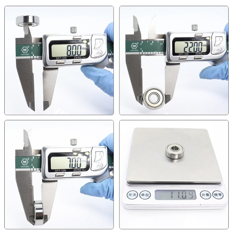 608zz 20pcs Miniature Bearings Silent Deep Groove Ball Bearings - Bearing by PMC TechLife | Online Shopping South Africa | PMC TechLife