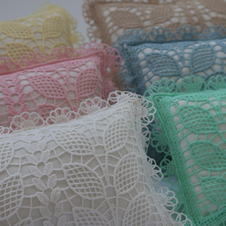 Hollow Lace Round Blanket + Pillow Suit Baby Photography Props(White) - free shipping - PMC TechLife - Order now!