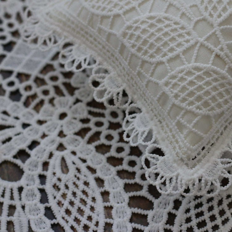 Hollow Lace Round Blanket + Pillow Suit Baby Photography Props(Beige) - Baby Photo Props by PMC TechLife | Online Shopping South Africa | PMC TechLife | Buy Now Pay Later Mobicred