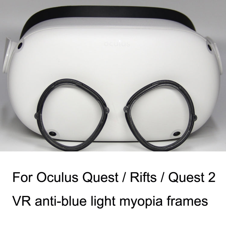For Oculus Quest / Rifts / Quest 2 1pair VR All-in-one Glasses Frame Magnetic Suction Frame Can Match Myopic Lenses(Black) - VR Accessories by PMC TechLife | Online Shopping South Africa | PMC TechLife | Buy Now Pay Later Mobicred