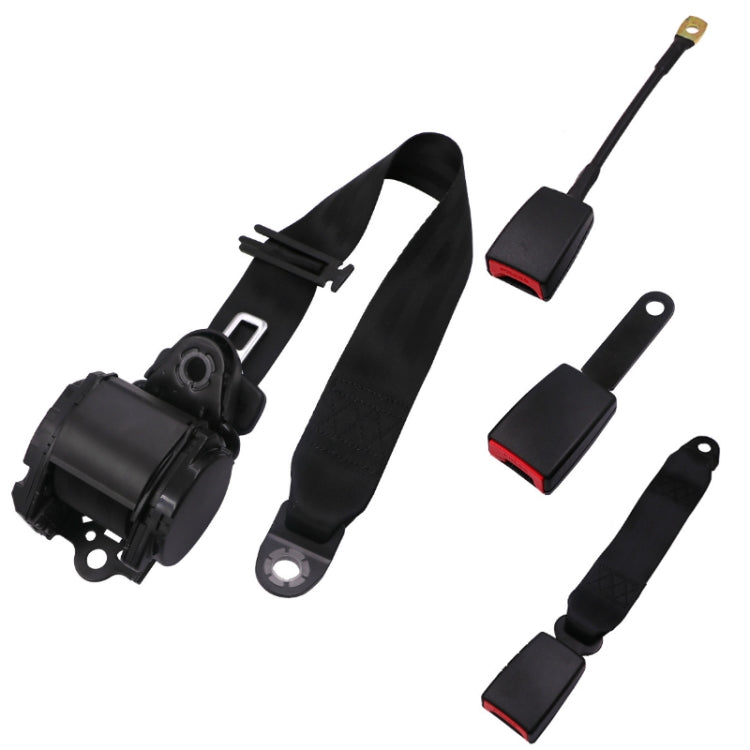 Universal 3-point Car Retrofit Seat Belt With Emergency Locking(Iron Buckle) - Seat Belts & Padding by PMC TechLife | Online Shopping South Africa | PMC TechLife | Buy Now Pay Later Mobicred