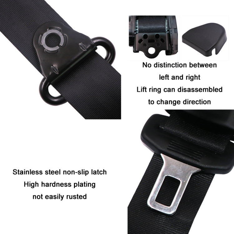 Universal 3-point Car Retrofit Seat Belt With Emergency Locking(Iron Buckle) - Seat Belts & Padding by PMC TechLife | Online Shopping South Africa | PMC TechLife | Buy Now Pay Later Mobicred